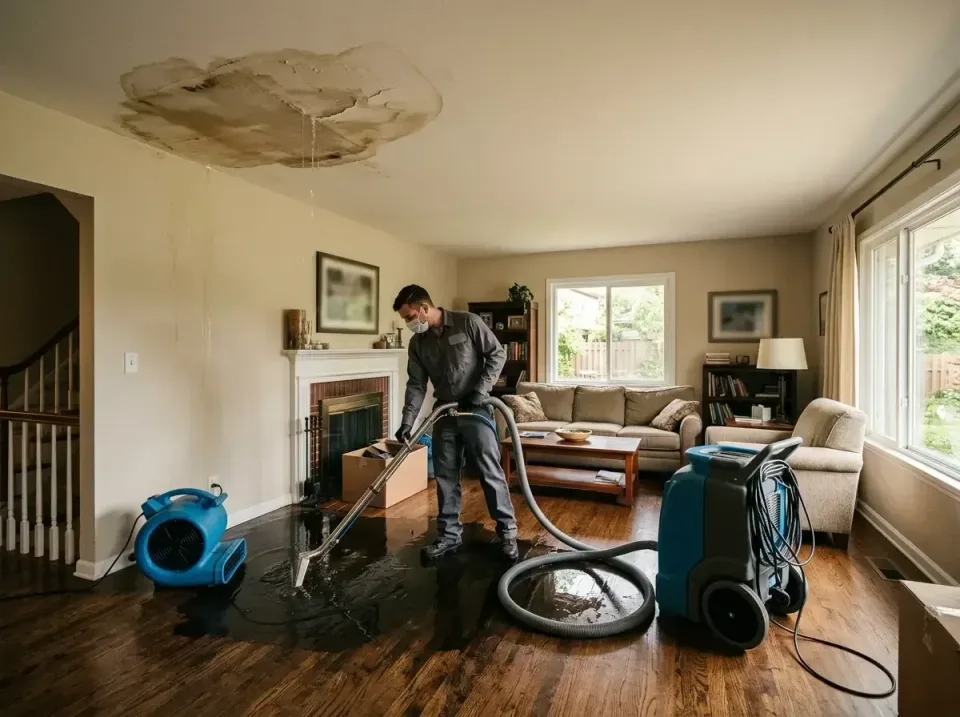 attic-pipe-burst-ceiling-drip-008 — frequently asked questions, Water Damage Restoration & Carpet Care in Oak Ridge, TN